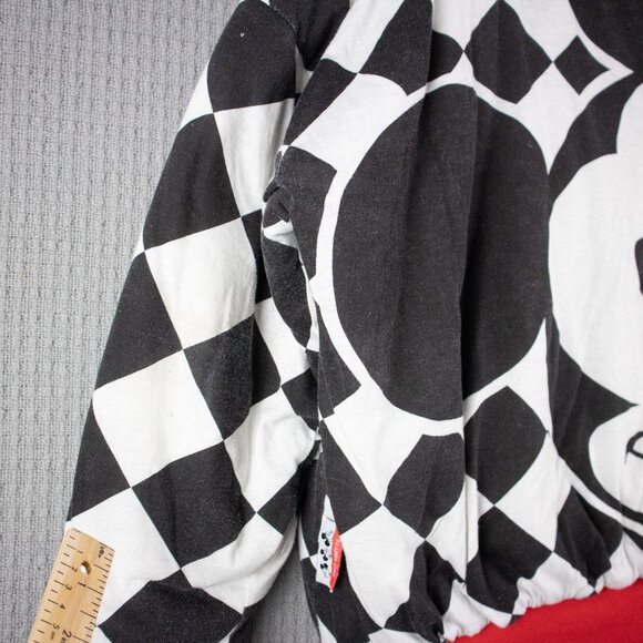 Disney Mickey Mouse Reversible Bomber Jacket Mens Medium 90s - Picture 7 of 8